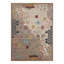 Rug & Kilim’S Chinese Art Deco Rug In Beige With Colorful Floral Patterns-1231165681