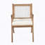 Ensemble de salle à manger d'extérieur 7 pièces en bois d'acacia avec chaises à dossier en corde