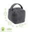 Nicola Spring - Herringbone Door Stops - 16 x 16cm - Grey