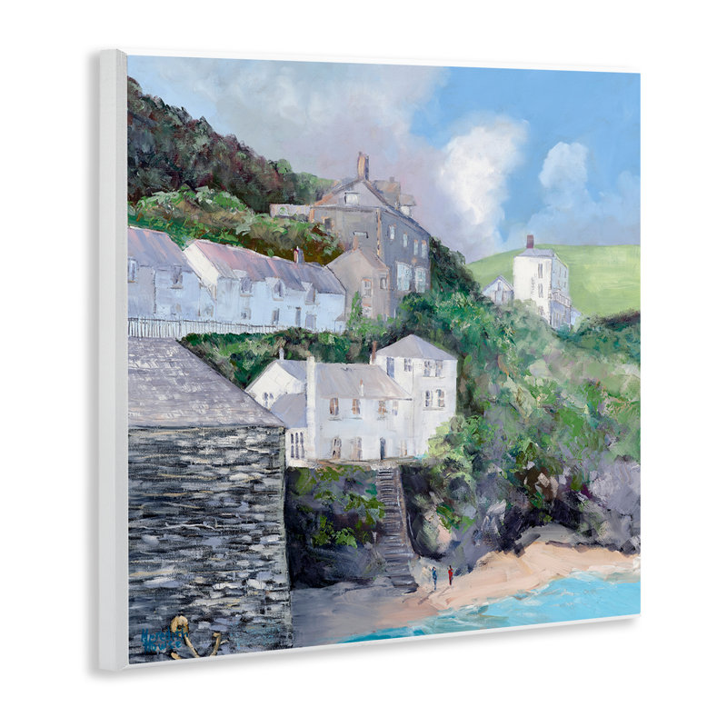 Plaque murale «Coastal Village Beach» par Meredith Howse