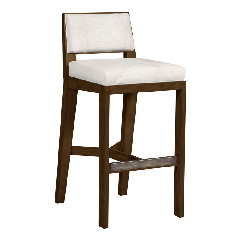 Thom Filicia 32.5'' Bar Stool, Havana, Nadia Parchment