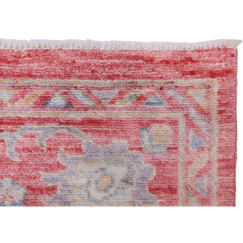 Wool Oriental Area Rug in Red