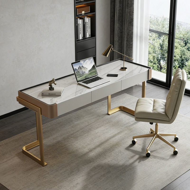 Bureau de luxe moderne et lumineux, H 29,53 po x l 47,24 po x P 23,62 po