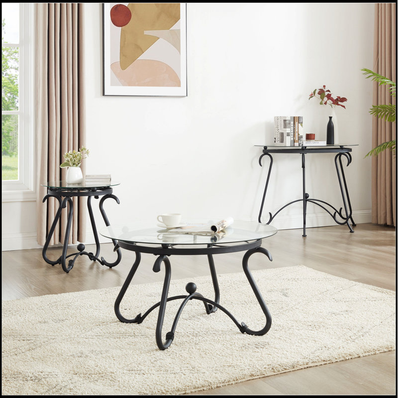 Stylish Tempered Glass Surface Console Table With Sturdy Construction For Modern Living Rooms And Offices