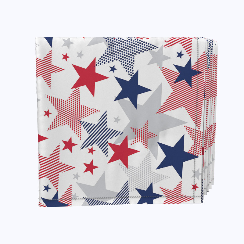 Polyester Geometric Square Napkin