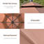 Raylee 295cm Lighted Cantilever Parasol-1898011169