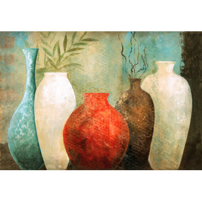 Vase Collection - Wrapped Canvas Print