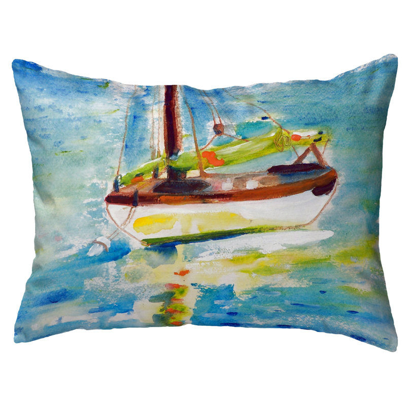 Outdoor Reversible Throw Pillow
