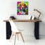 «The Timid Beagle» par Dean Russo, art mural sur toile-25972349