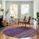 Premium Machine Washable Prisco Purple Rug