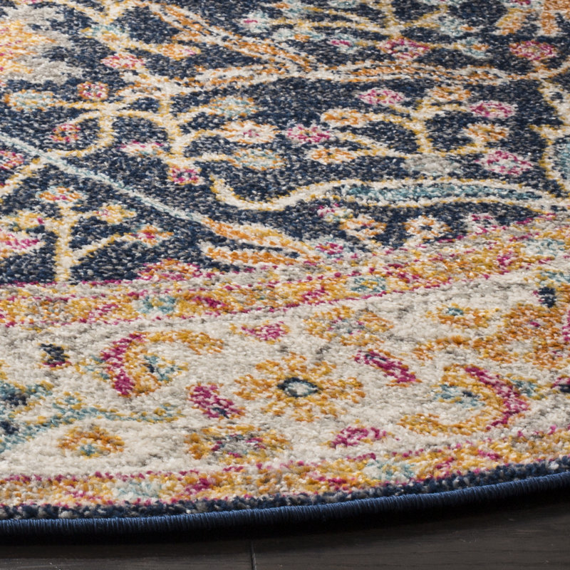 Laylah Oriental Hand Woven Area Rug, Round 201 cm