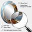 Blanc et or spirale Vortext - miroir mural ovale blanc-1327318714