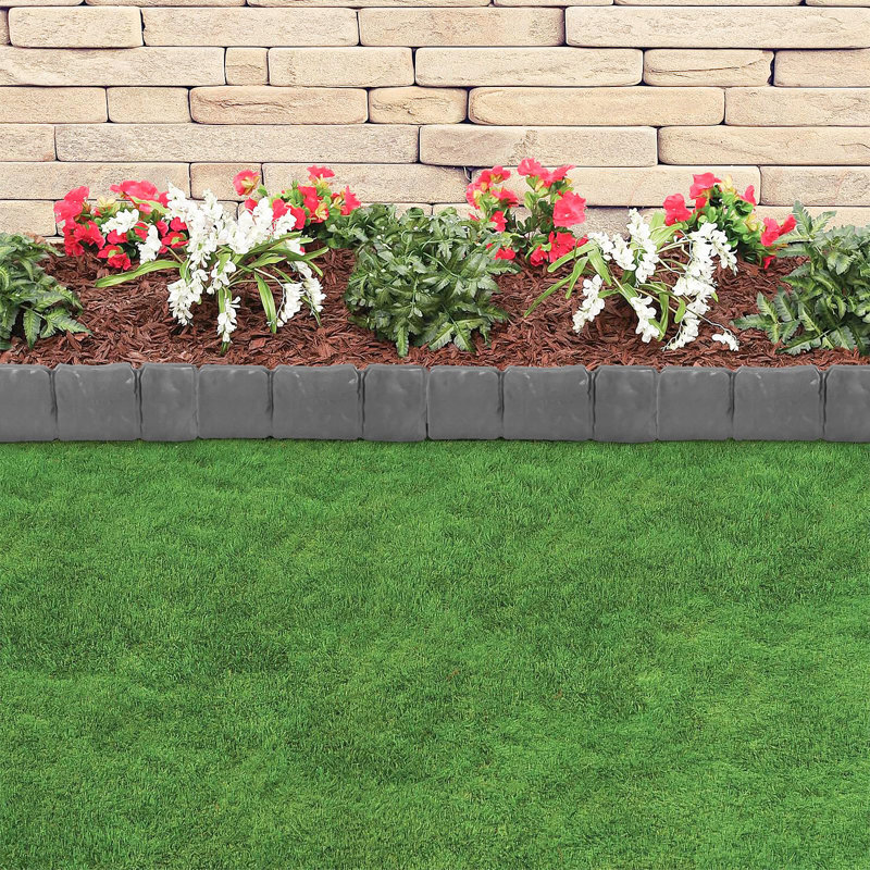 10cm H x 25cm W Polypropylene Lawn Edging