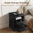 Farmhouse Nightstand, Bedside Table with Charging Station-1208019154-1235600462