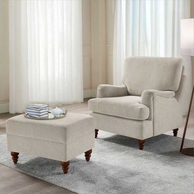Ensemble de chaise et repose-pieds