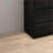 Dresser 4-Drawer Modern Storage Chest, 31.5in Black Handle-Free Closet Organizer | Black | Particle Board