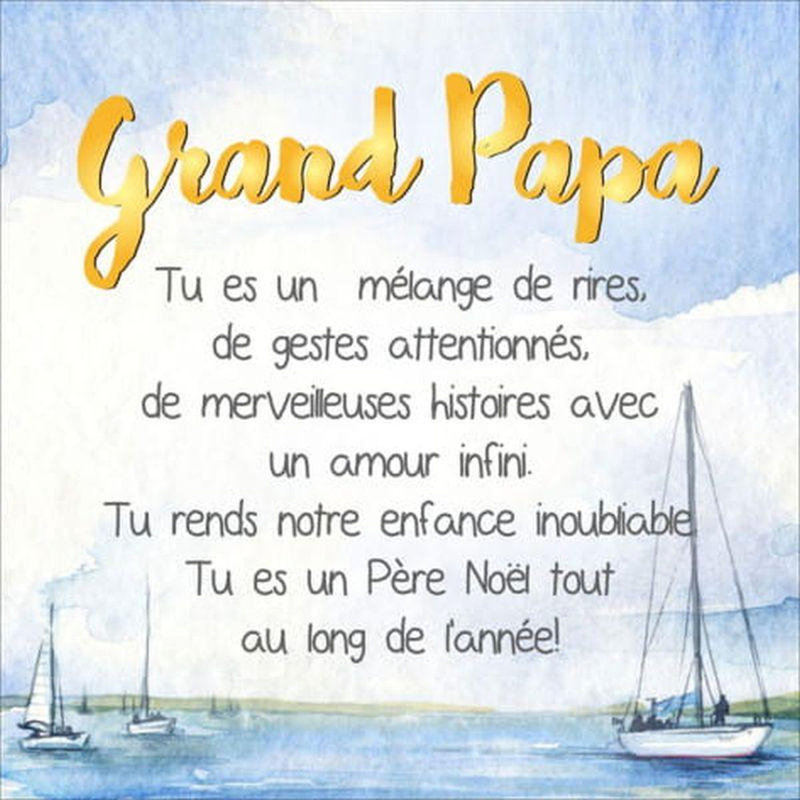 Plaque décorative Joswick DEL Avec Dits - Grand Papa