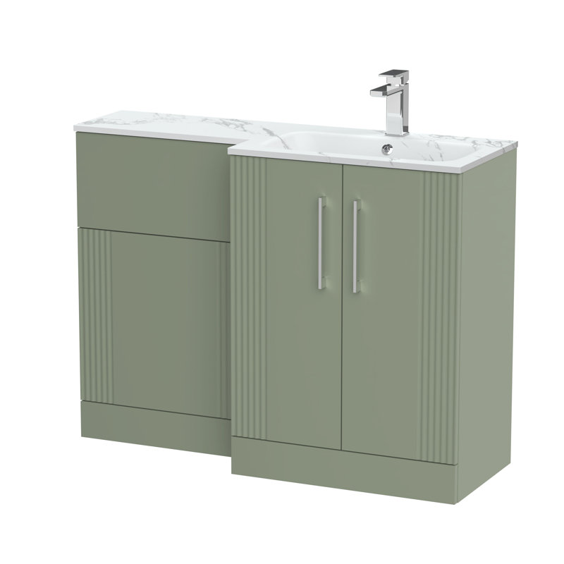 Deco 1105 mm Bathroom Vanity, Satin Green