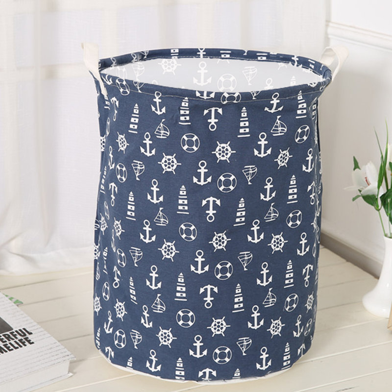 Longshore Tides Fabric Decorative Bin