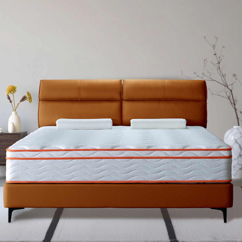 Matelas hybride en mousse à mémoire de forme dans une boîte avec matelas à ressorts ensachés mi-ferme, Très grand simple, 10"