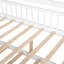 Lits en bois pleine grandeur peu encombrants avec lit gigogne, style moderne pour la famille