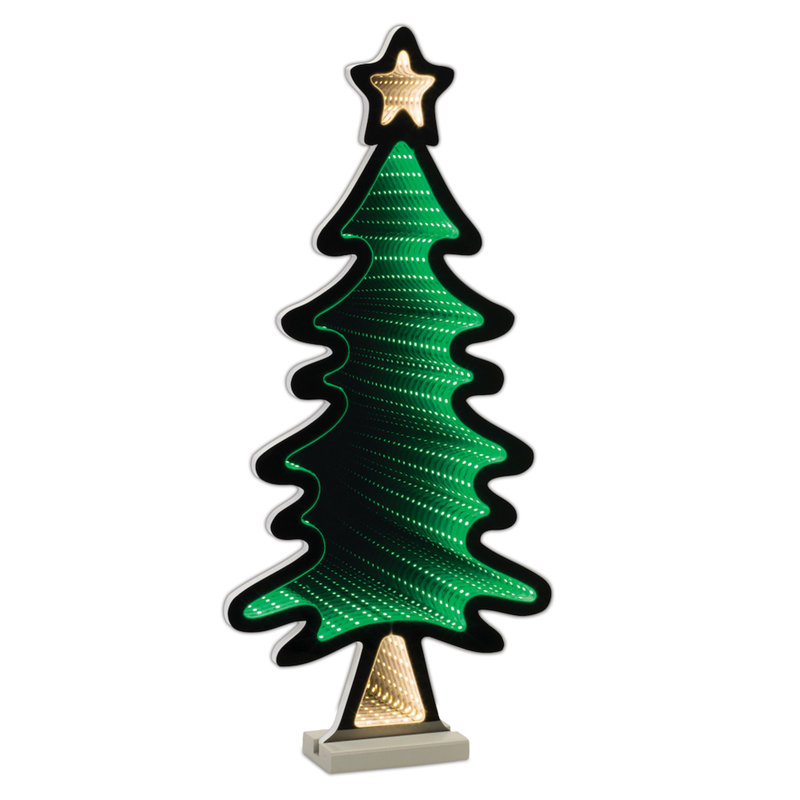 Christmas Tree Ekko Light Display, 25" H x 3" W x 11.5" D