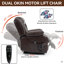 Fauteuil inclinable électrique à deux moteurs avec massage à 8 points et chauffage lombaire Infinite-111517553