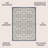 Deilani Vintage Filigree Textured Weave Navy/Beige Indoor/Outdoor Rug-653223991