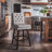 Tufted Fabric Barstool, Set of 2-928365312
