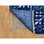 noué à la main de conception unique 6 pi 2 po x 9 pi Tapis décoratif bleu