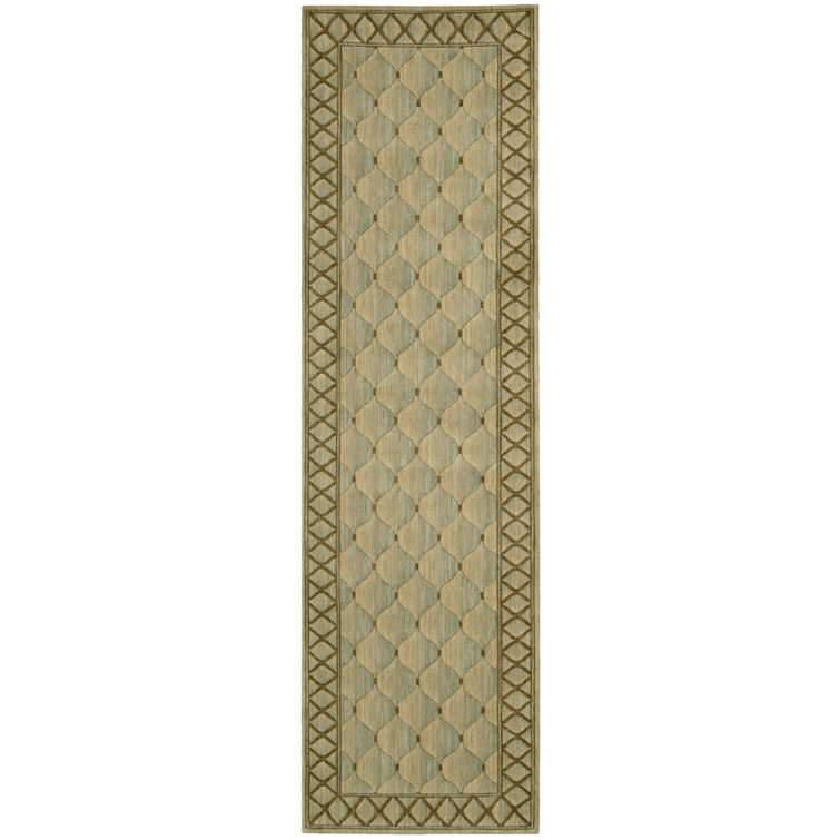 Tapis beige/brun en laine géométrique Bryn
