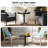 Patio Black Steel Side Table-237659904