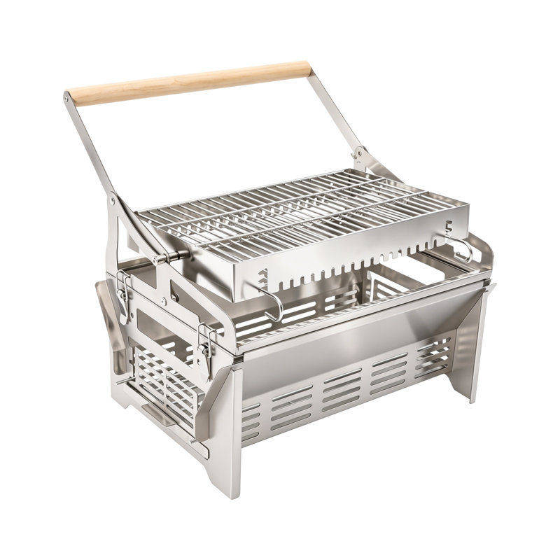 Barbecue rotatif à 360° en acier inoxydable