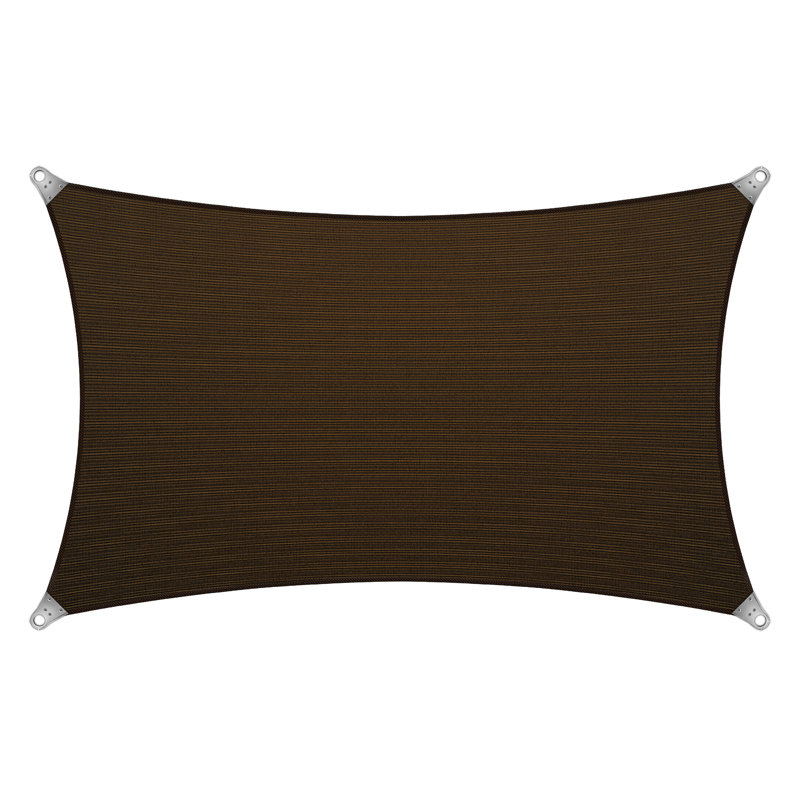 Voile d'ombrage rectangulaire renforcé, Vert, 8 pi x 12 pi