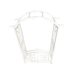 Arche de jardin en aluminium avec barrière