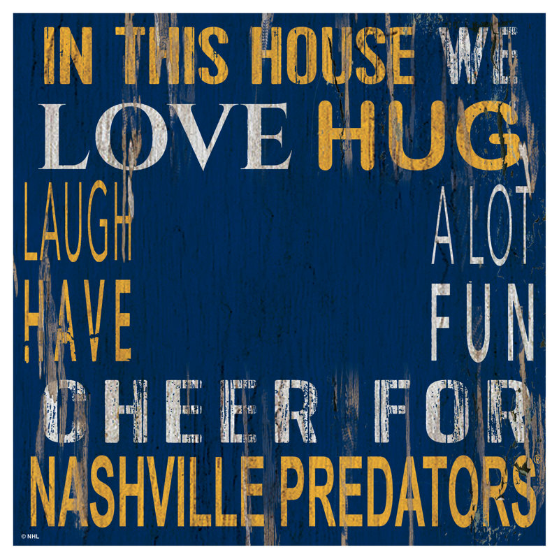 Wall Decor, Nashiville Predators