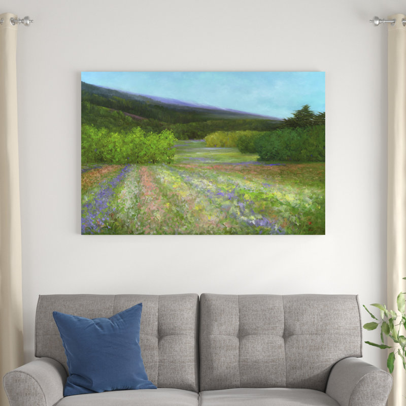 " Spring " by Sheila Finch, 32" H x 48" W x 1.25" D