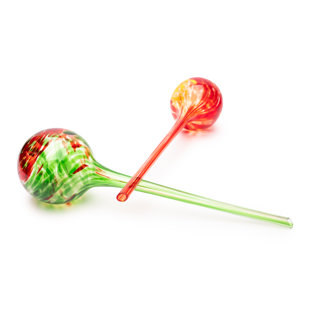  Piquets de globe en verre pour l'intérieur et l'extérieur (Ensemble de 2)