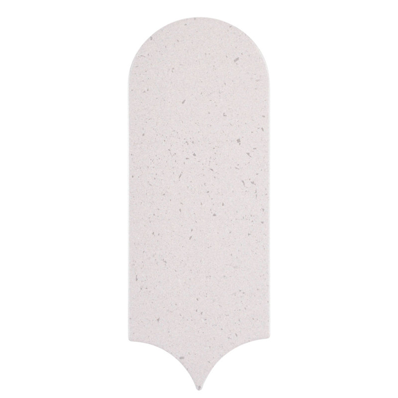 Picole Shanette 3-in. x 9-in. Popsicle Terazzo Look  Satin Ceramic Wall Tile, Pink