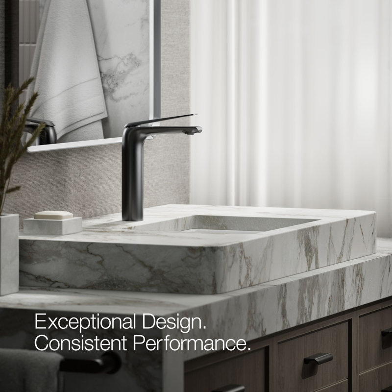 Avid Single-Handle Bathroom Sink Faucet, Matte Black
