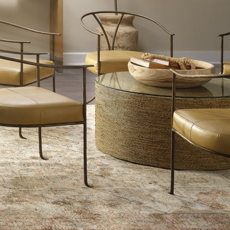 Alison Glass Top Coffee Table