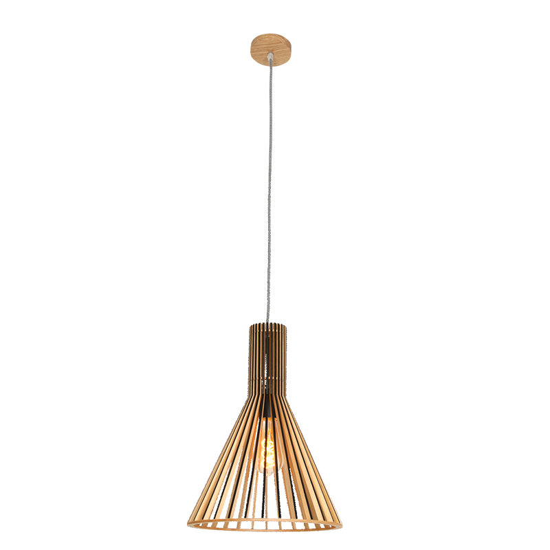 Preston 1 - Light Brown Cone Pendant