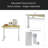 Adjustable Study Desk For Kids & Adults – Height-Adjustable, Multi-Purpose Home/Office Desk, Compact Design-277155508-277155505