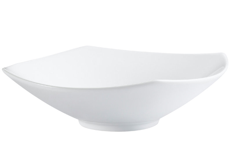 CAC China Square Shallow Bowl 1.25Qt 15"