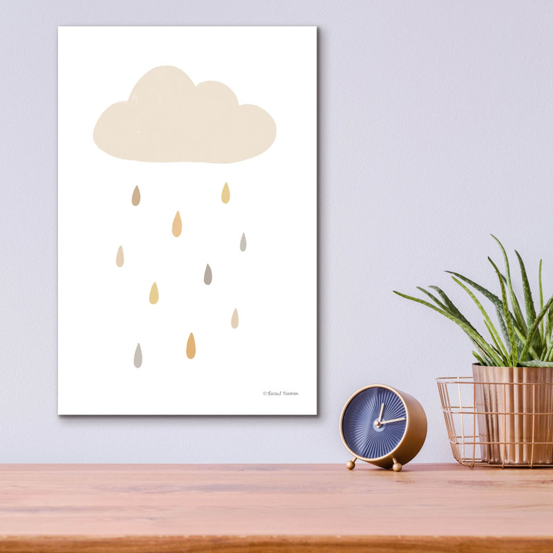 «Happy Cloud» par Rachel Nieman, art mural en verre acrylique, H 16 po x l 12 po x P 0,13 po