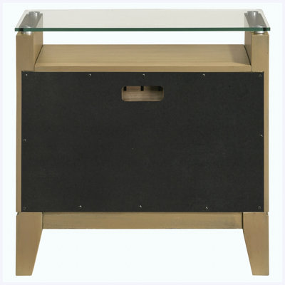 Table de chevet 2 tiroirs Natural Pine