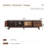 Dark Brown Rattan & Fluted TV Stand 70.87” - Fits 70-79 Inch Tvs With Storage