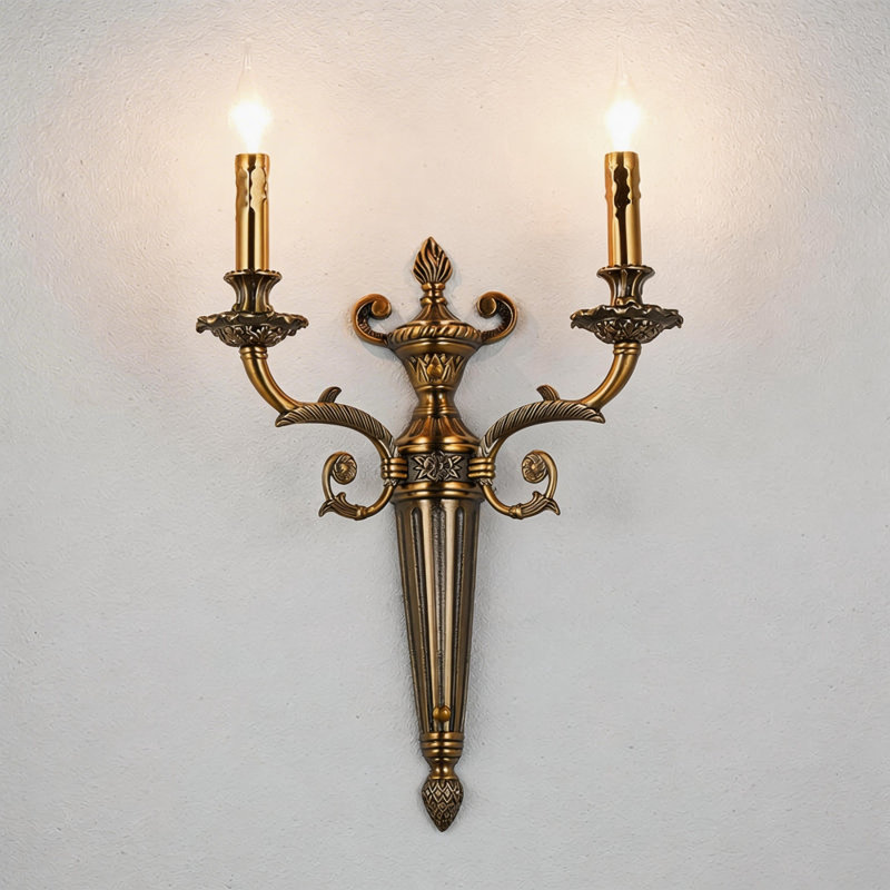 Vintage Candle Wall Light