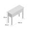 Rosewood 100cm Console Table-89011608
