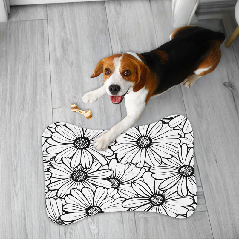 Tapis à colorier fleur 1 pièce
